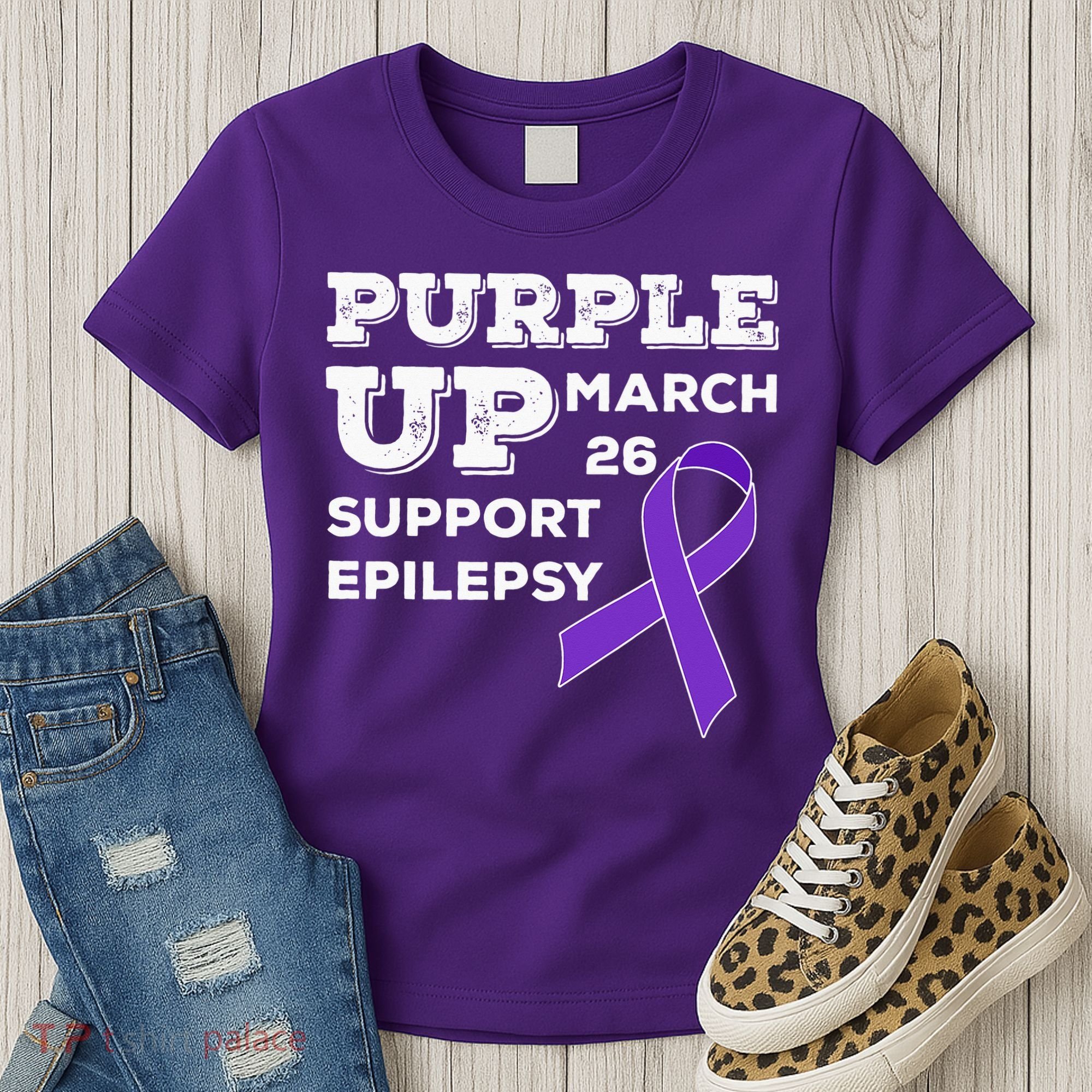 Purple UP March 26 Support Epilepsy Awareness Day Women's T-Shirt