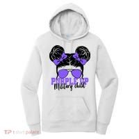 Purple Up Military Child Hair Bun Women's Hoodie thumb 0