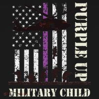 Purple Up Military Child Month US Flag Women's Tank Top thumb 5