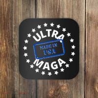 Proud Ultra Maga Made In USA Coaster thumb 0