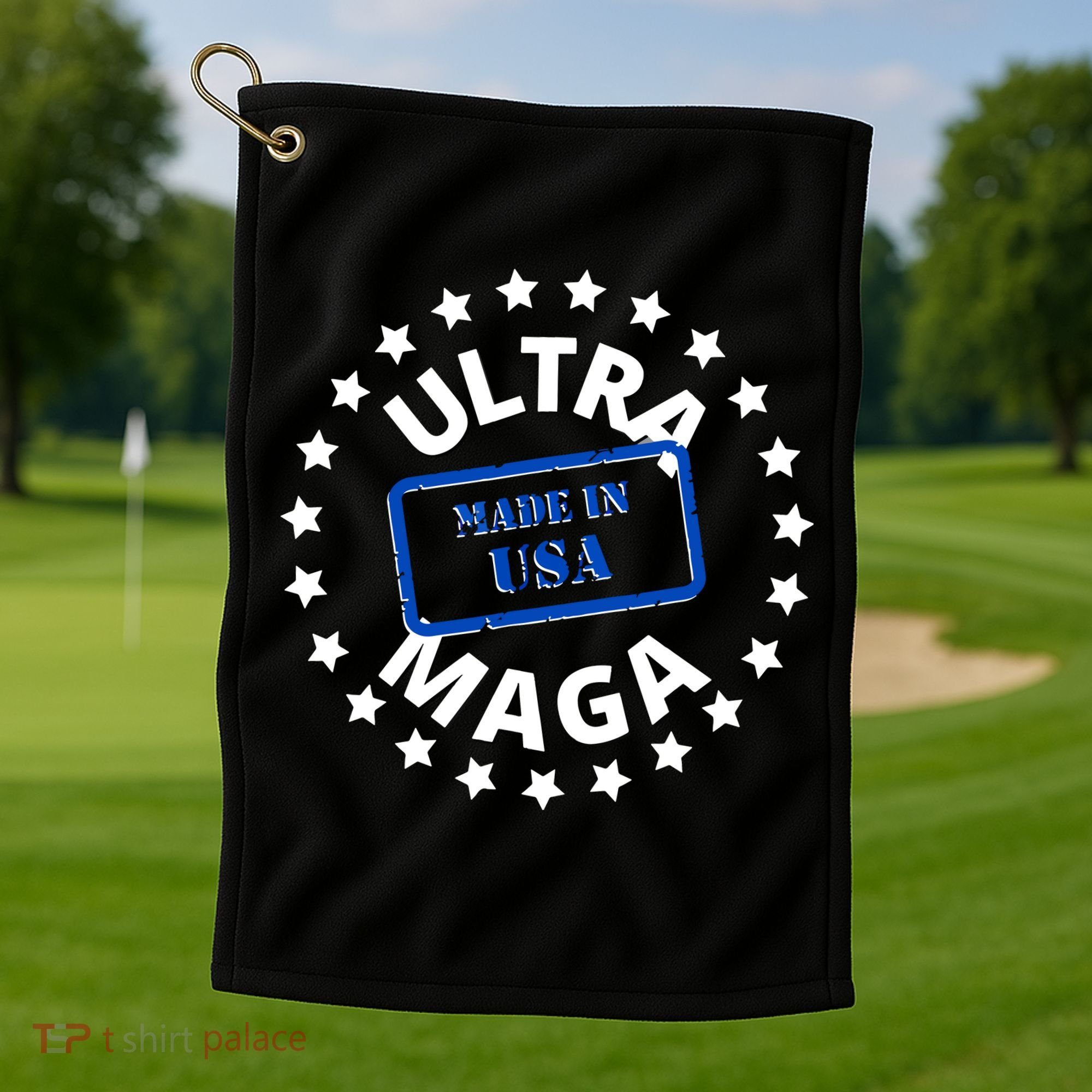 Proud Ultra Maga Made In USA Golf Towel