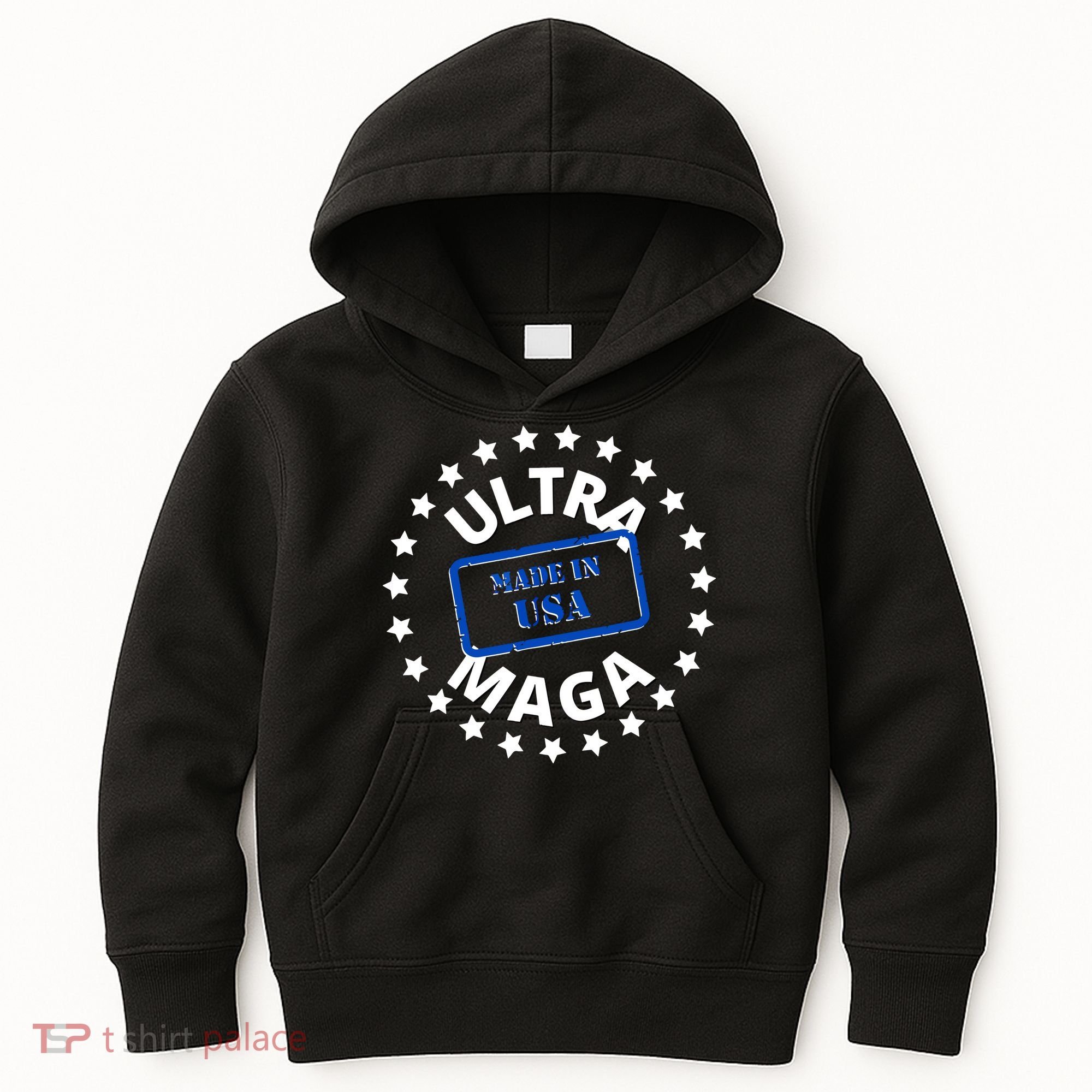 Proud Ultra Maga Made In USA Kids Hoodie