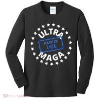 Proud Ultra Maga Made In USA Kids Long Sleeve Shirt thumb 0