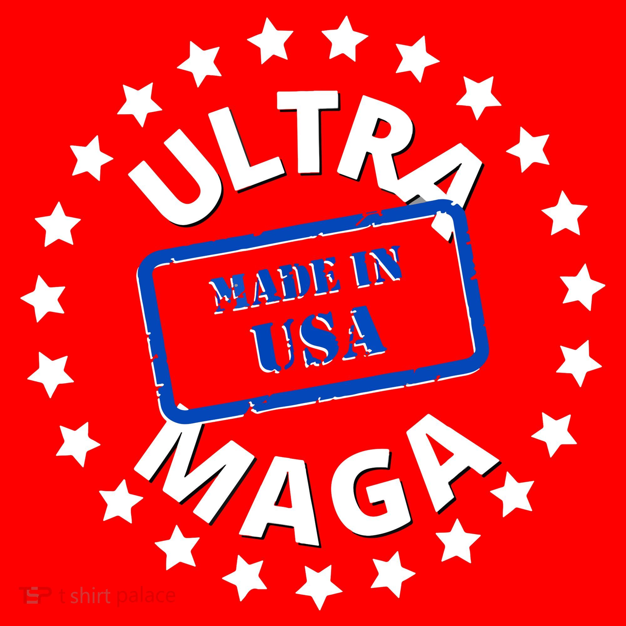 Proud Ultra Maga Made In USA Santa Hat