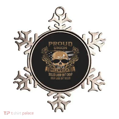 Proud Union Millwright Gift Ornament