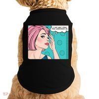 Pizza Understands Me Comic Gift Doggie Tank thumb 0