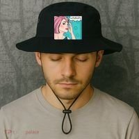 Pizza Understands Me Comic Gift Bucket Hat thumb 2