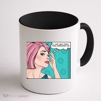 Pizza Understands Me Comic Gift Coffee Mug thumb 1