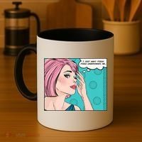 Pizza Understands Me Comic Gift Coffee Mug thumb 4