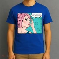 Pizza Understands Me Comic Gift T-Shirt thumb 3