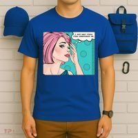 Pizza Understands Me Comic Gift T-Shirt thumb 6