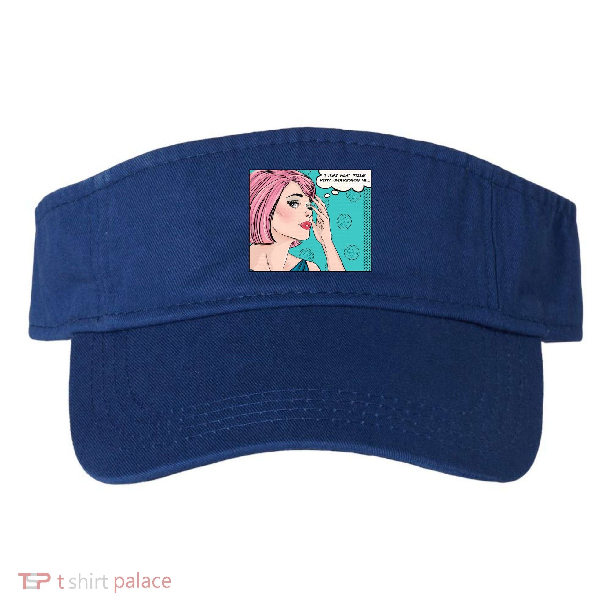 Pizza Understands Me Comic Gift Visor