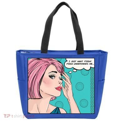 Pizza Understands Me Comic Gift Tote Bag
