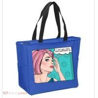 Pizza Understands Me Comic Gift Tote Bag thumb 2
