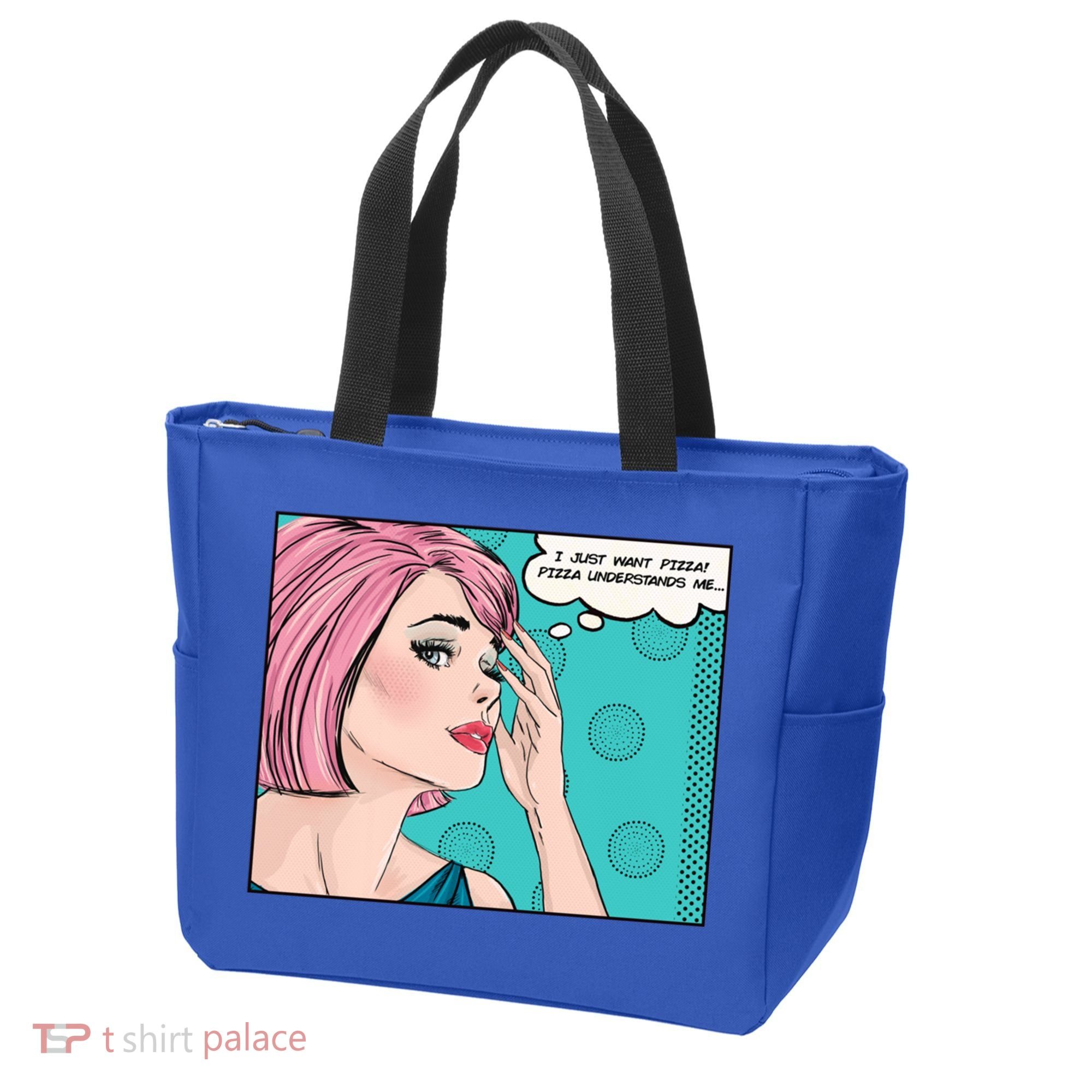 Pizza Understands Me Comic Gift Tote Bag