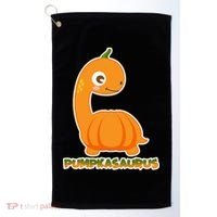 Pumpkasaurus  Golf Towel thumb 0