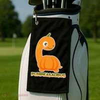 Pumpkasaurus  Golf Towel thumb 2