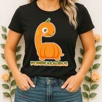 Pumpkasaurus  Women's T-Shirt thumb 2