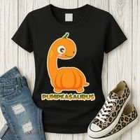 Pumpkasaurus  Women's T-Shirt thumb 3