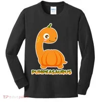 Pumpkasaurus  Kids Long Sleeve Shirt thumb 0