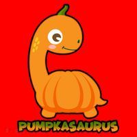 Pumpkasaurus  Santa Hat thumb 1