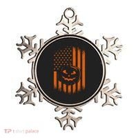Pumpkin America Halloween Flag Ornament thumb 0