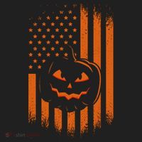 Pumpkin America Halloween Flag Hat thumb 2