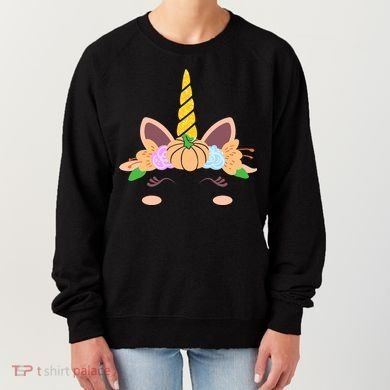 Pumpkin Autumn Fall Unicorn Cute Women's Sweatshirt