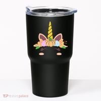 Pumpkin Autumn Fall Unicorn Cute Tumbler thumb 0