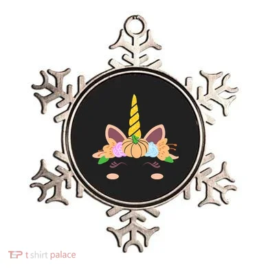 Pumpkin Autumn Fall Unicorn Cute Ornament