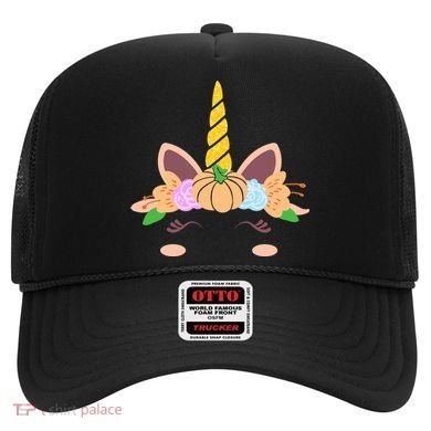Pumpkin Autumn Fall Unicorn Cute Hat
