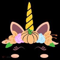 Pumpkin Autumn Fall Unicorn Cute Tank Top thumb 6