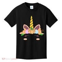 Pumpkin Autumn Fall Unicorn Cute Kids T-Shirt thumb 0