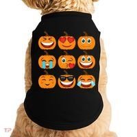 Pumpkin Emojis  Doggie Tank thumb 0