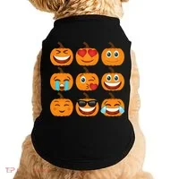 Pumpkin Emojis  Doggie Tank thumb 0