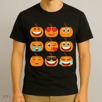 Pumpkin Emojis  T-Shirt thumb 3
