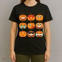 Pumpkin Emojis  T-Shirt thumb 4