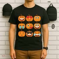 Pumpkin Emojis  T-Shirt thumb 6