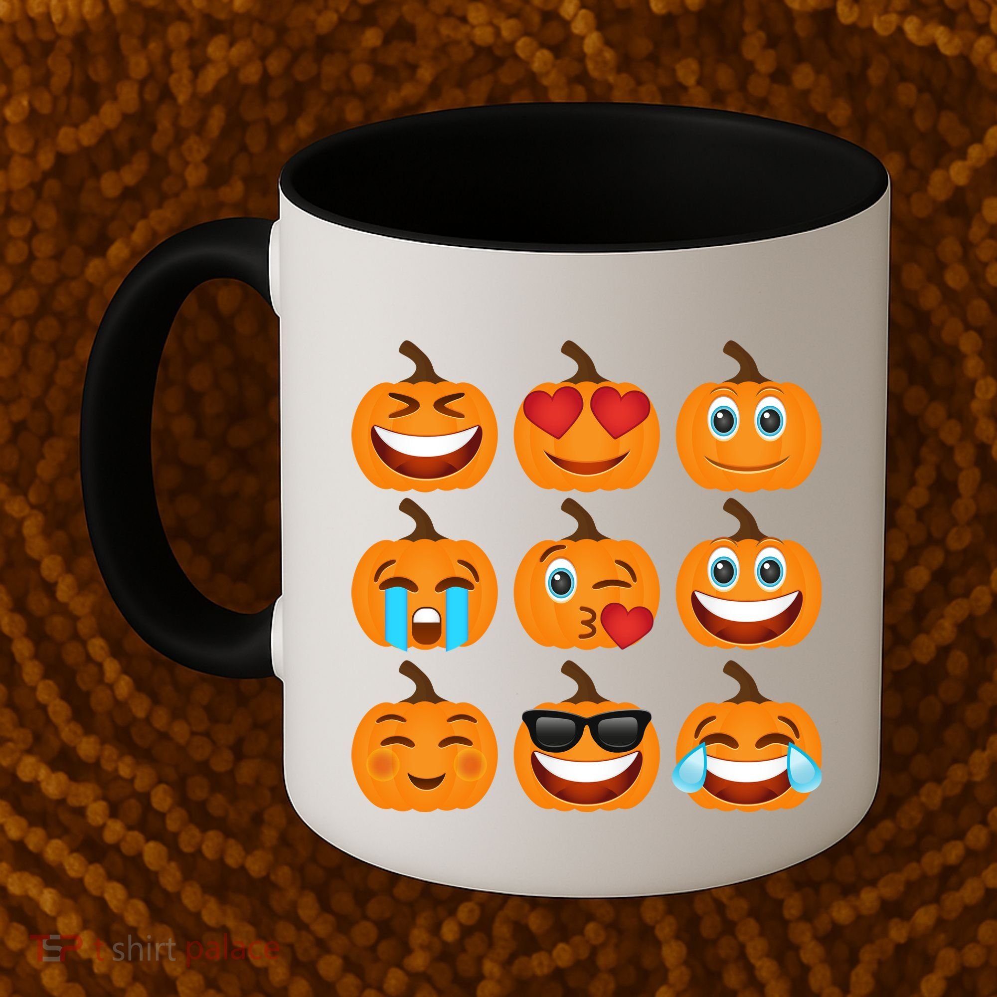 Pumpkin Emojis  Coffee Mug