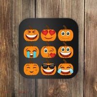 Pumpkin Emojis  Coaster thumb 0