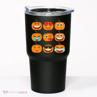 Pumpkin Emojis  Tumbler