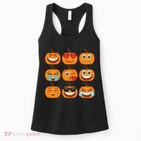 Pumpkin Emojis  Women's Tank Top thumb 0