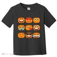 Pumpkin Emojis  Toddler T-Shirt thumb 0