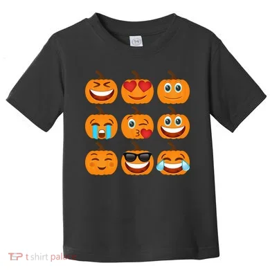 Pumpkin Emojis Toddler T-Shirt