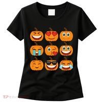 Pumpkin Emojis  Women's T-Shirt thumb 0