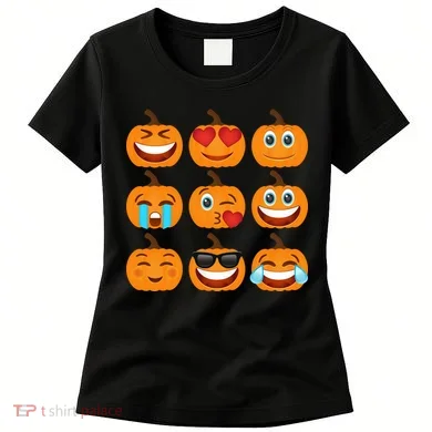 Pumpkin Emojis Women's T-Shirt
