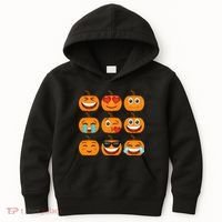 Pumpkin Emojis  Kids Hoodie thumb 0