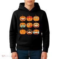 Pumpkin Emojis  Kids Hoodie thumb 4