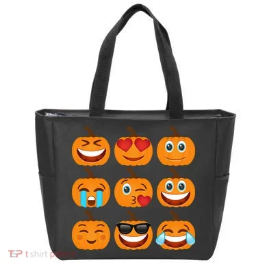 Pumpkin Emojis  Tote Bag
