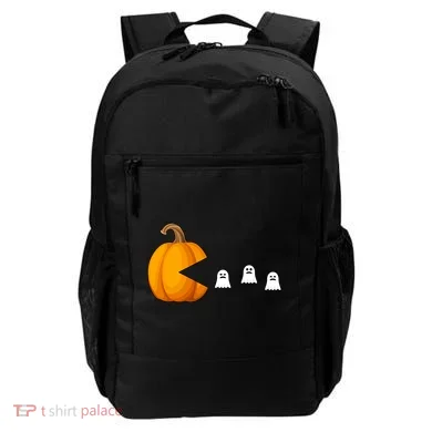 Pumpkin Ghosts Retro Pic Elated Backpack